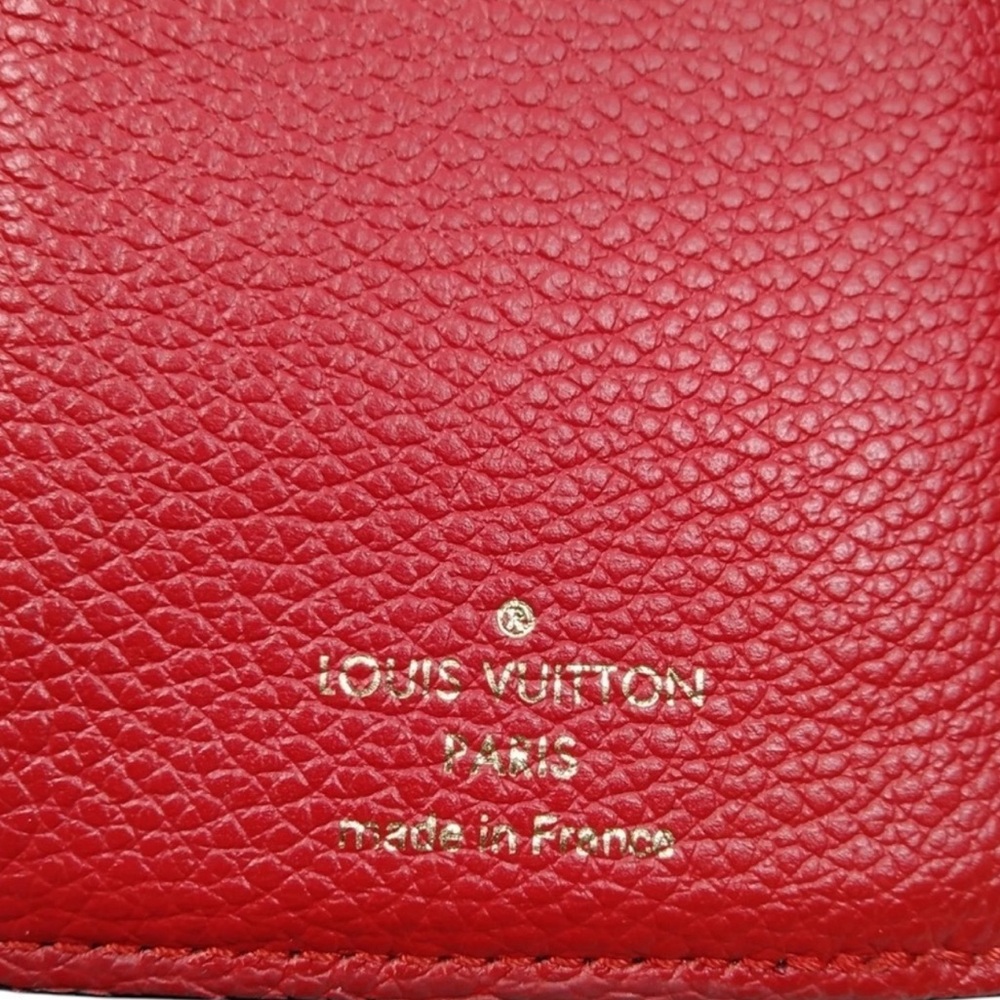 Louis Vuitton Red and Brown Monogram Wallet - Picture 5 of 9